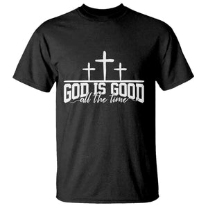 God Is Good T Shirt Jesus Cross Minimal Religious Faith Bible Verse Inspirational TS10 Black Print Your Wear