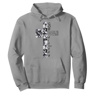 Son Of God Jesus Hoodie Camo Christ Cross Christian 9 John 3 16 TS10 Sport Gray Print Your Wear