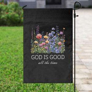 God Is Good Garden Flag Wildflower Christian Jesus Graphic Religious Bible Verse TS10 Print Your Wear