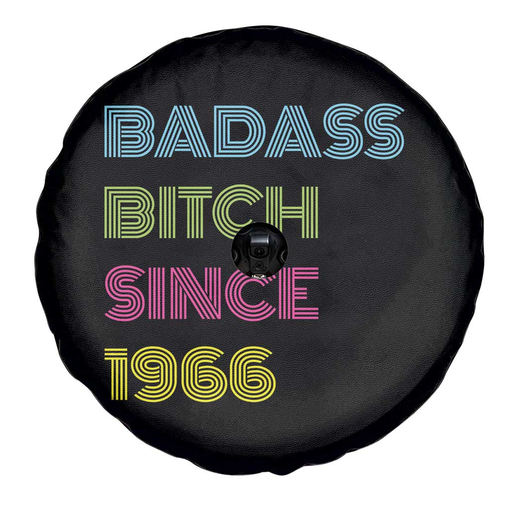 Funny 60th Birthday Spare Tire Cover Retro Vintage Badass Bih Since 1966 TS10 Print Your Wear
