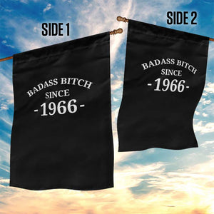 Funny 60th Birthday Garden Flag Badass Bih Since 1966 TS10 Print Your Wear