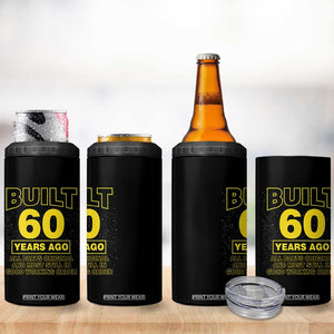 Funny 60th Birthday 4 in 1 Can Cooler Tumbler Galaxy Built 60 Years Ago Parts Original TS10 Print Your Wear