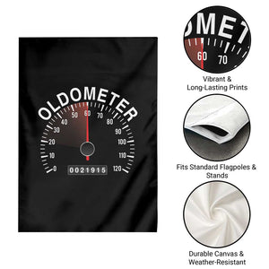 Funny 60th Birthday Garden Flag Oldometer Odometer 60 Year Old Joke TS10 Print Your Wear