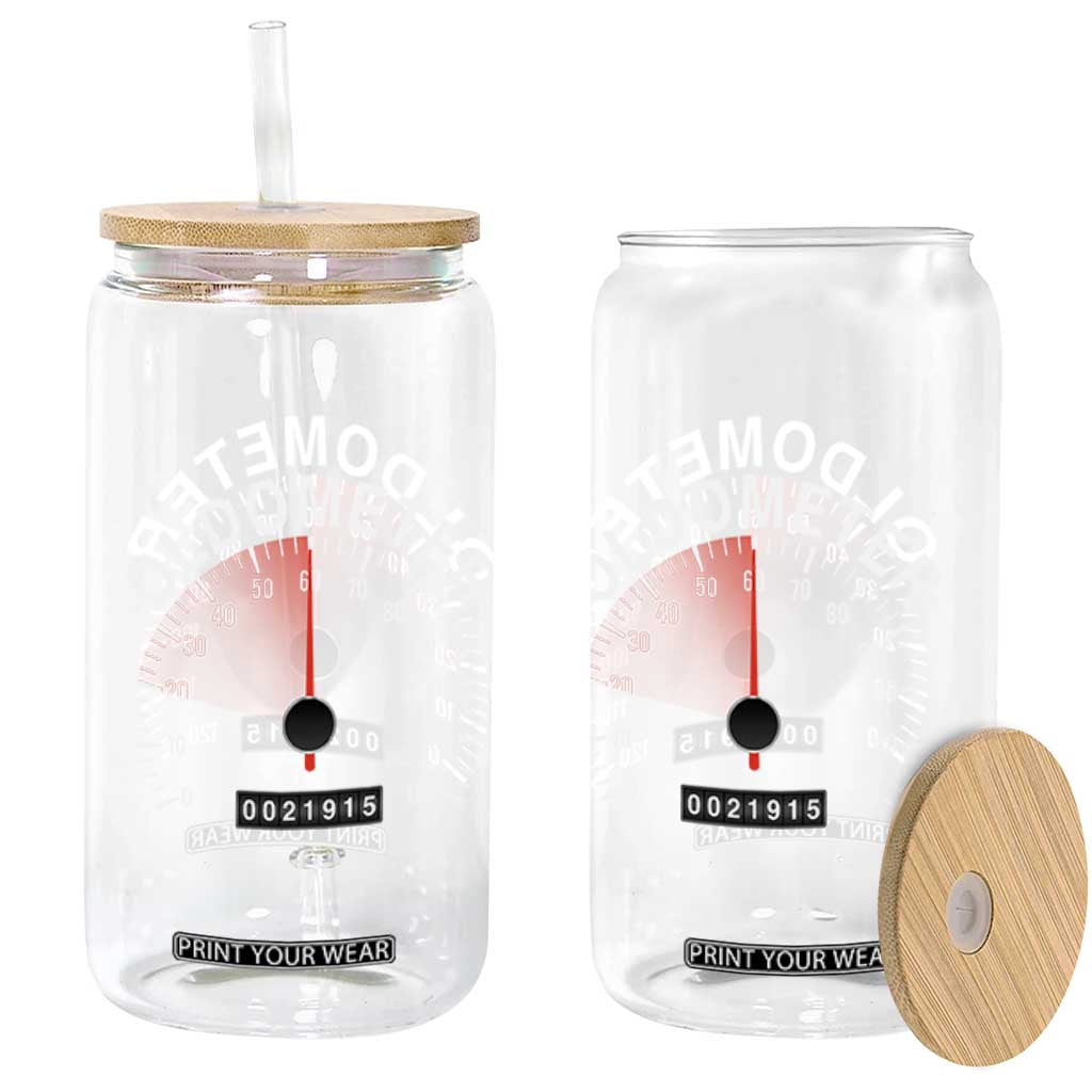 Funny 60th Birthday Glass Can Oldometer Odometer 60 Year Old Joke TS10 Print Your Wear