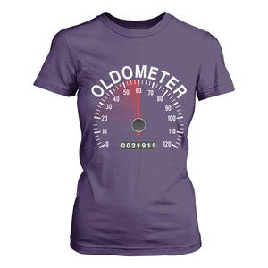 Funny 60th Birthday T Shirt For Women Oldometer Odometer 60 Year Old Joke TS10 Purple Print Your Wear
