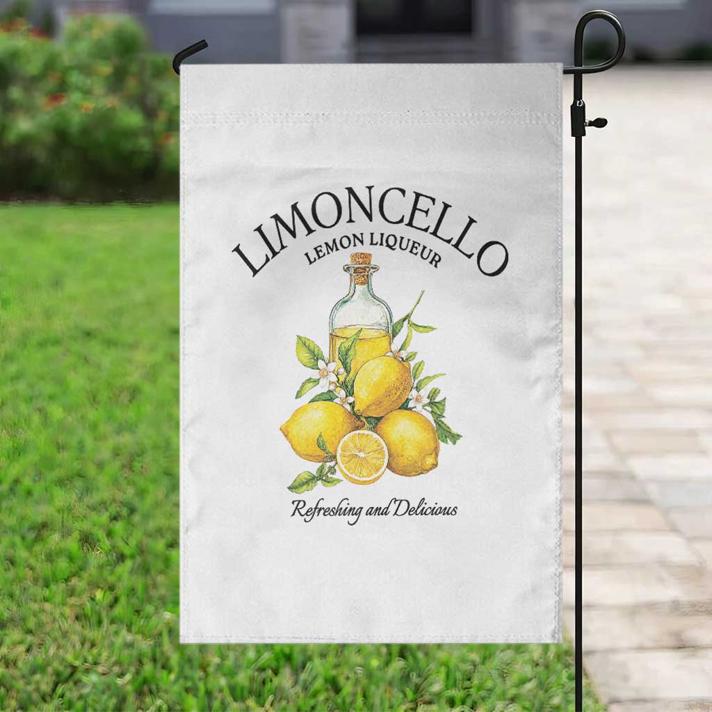 Vintage Limoncello Lemon Liqueur Garden Flag Italian Summer Letter Fruit Printed Graphic TS10 Print Your Wear