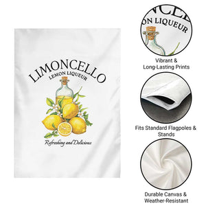 Vintage Limoncello Lemon Liqueur Garden Flag Italian Summer Letter Fruit Printed Graphic TS10 Print Your Wear