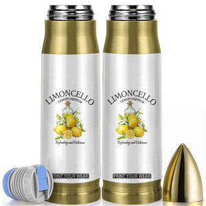 Vintage Limoncello Lemon Liqueur Bullet Tumbler Italian Summer Letter Fruit Printed Graphic TS10 White Print Your Wear