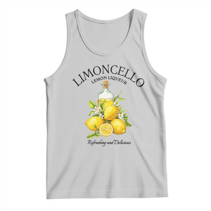 Vintage Limoncello Lemon Liqueur Tank Top Italian Summer Letter Fruit Printed Graphic TS10 Ash Print Your Wear