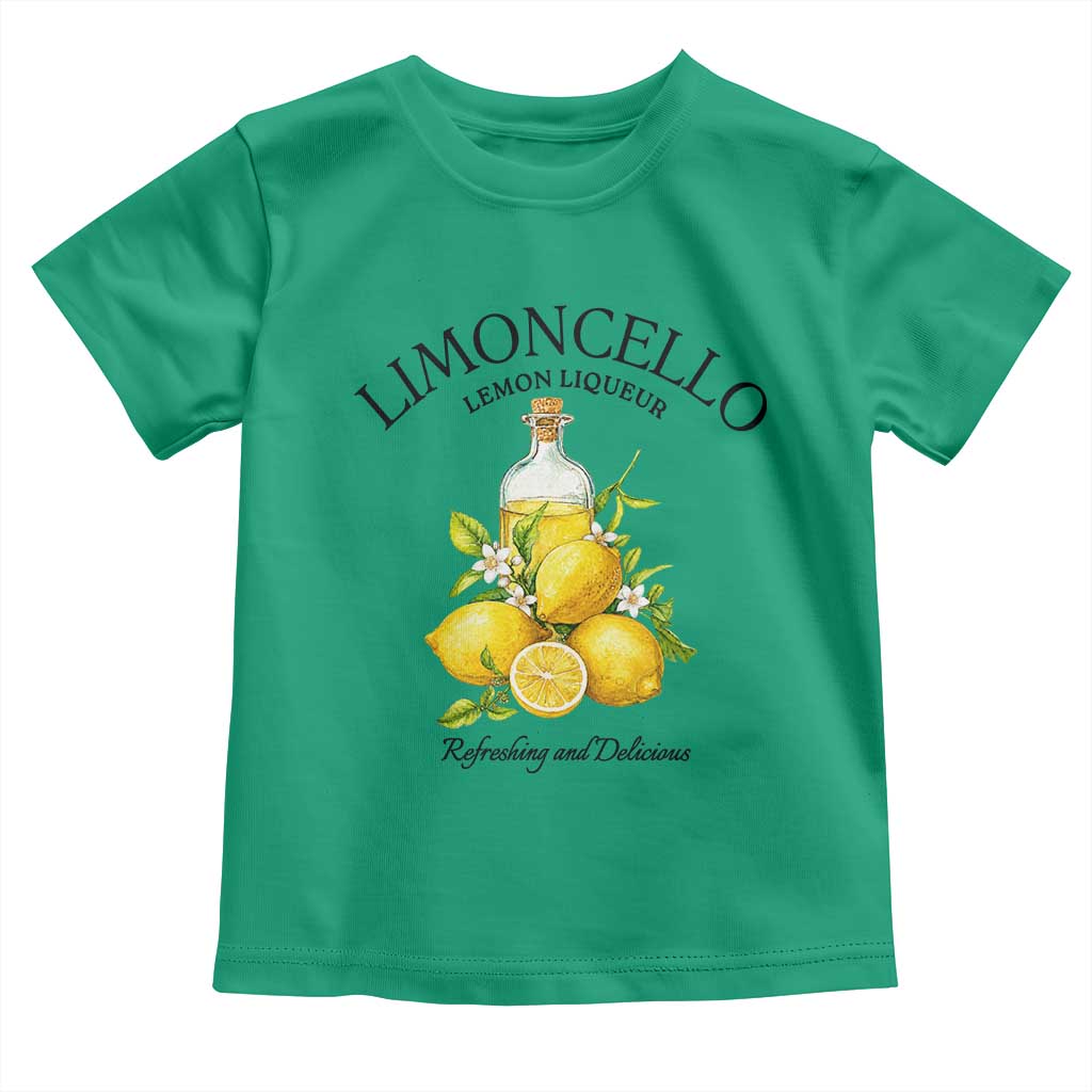 Vintage Limoncello Lemon Liqueur Toddler T Shirt Italian Summer Letter Fruit Printed Graphic TS10 Irish Green Print Your Wear