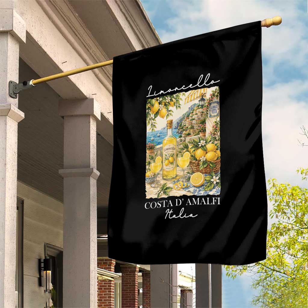 Limoncello Amalfi Coast Garden Flag Lemon Lover Italian Summer Fruit TS10 Print Your Wear