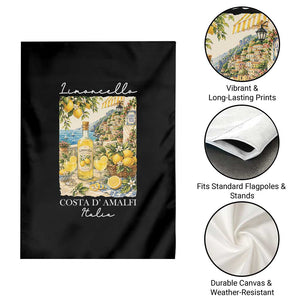 Limoncello Amalfi Coast Garden Flag Lemon Lover Italian Summer Fruit TS10 Print Your Wear