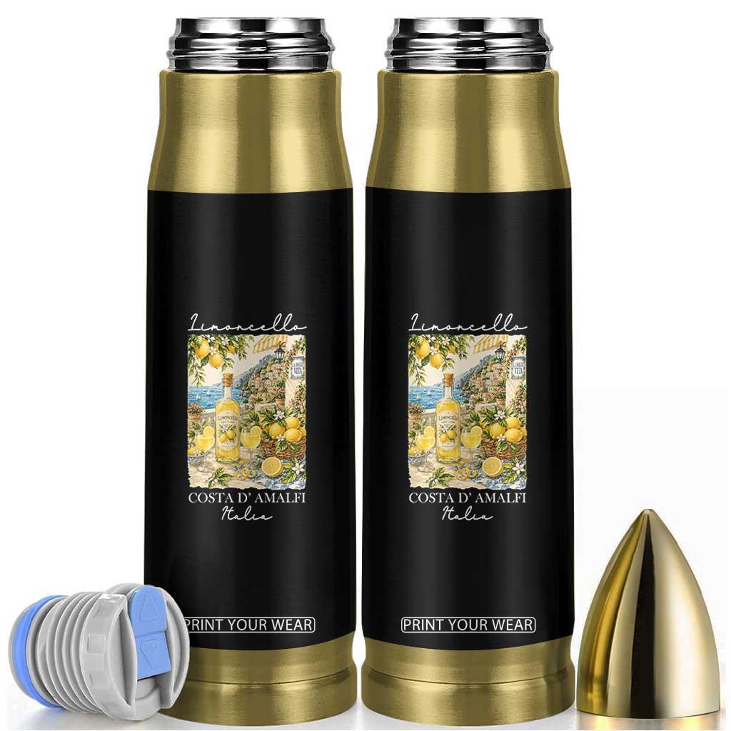 Limoncello Amalfi Coast Bullet Tumbler Lemon Lover Italian Summer Fruit TS10 Black Print Your Wear