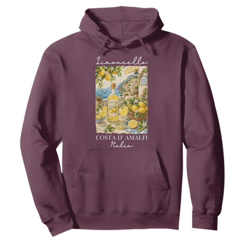 Limoncello Amalfi Coast Hoodie Lemon Lover Italian Summer Fruit