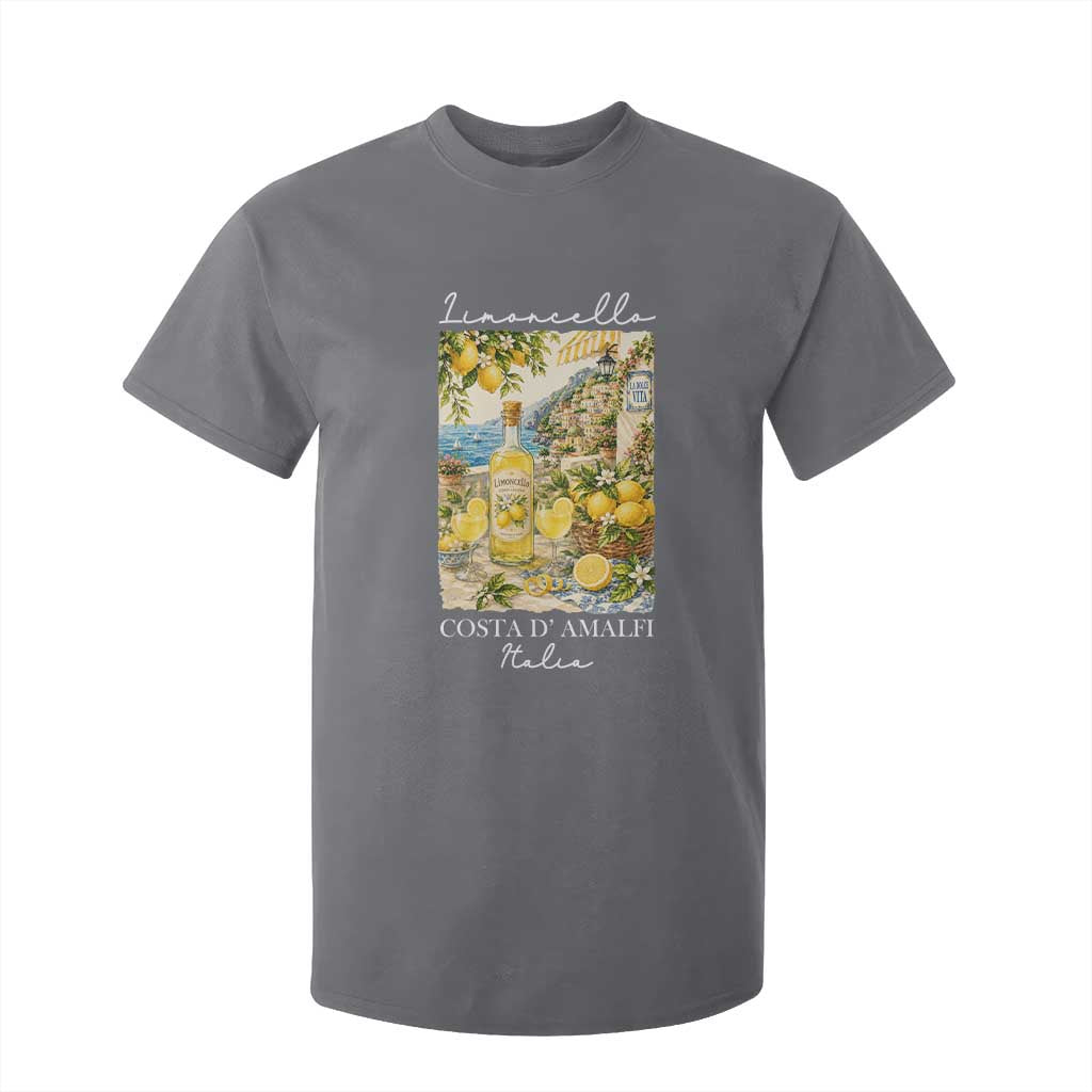 Limoncello Amalfi Coast T Shirt For Kid Lemon Lover Italian Summer Fruit TS10 Charcoal Print Your Wear