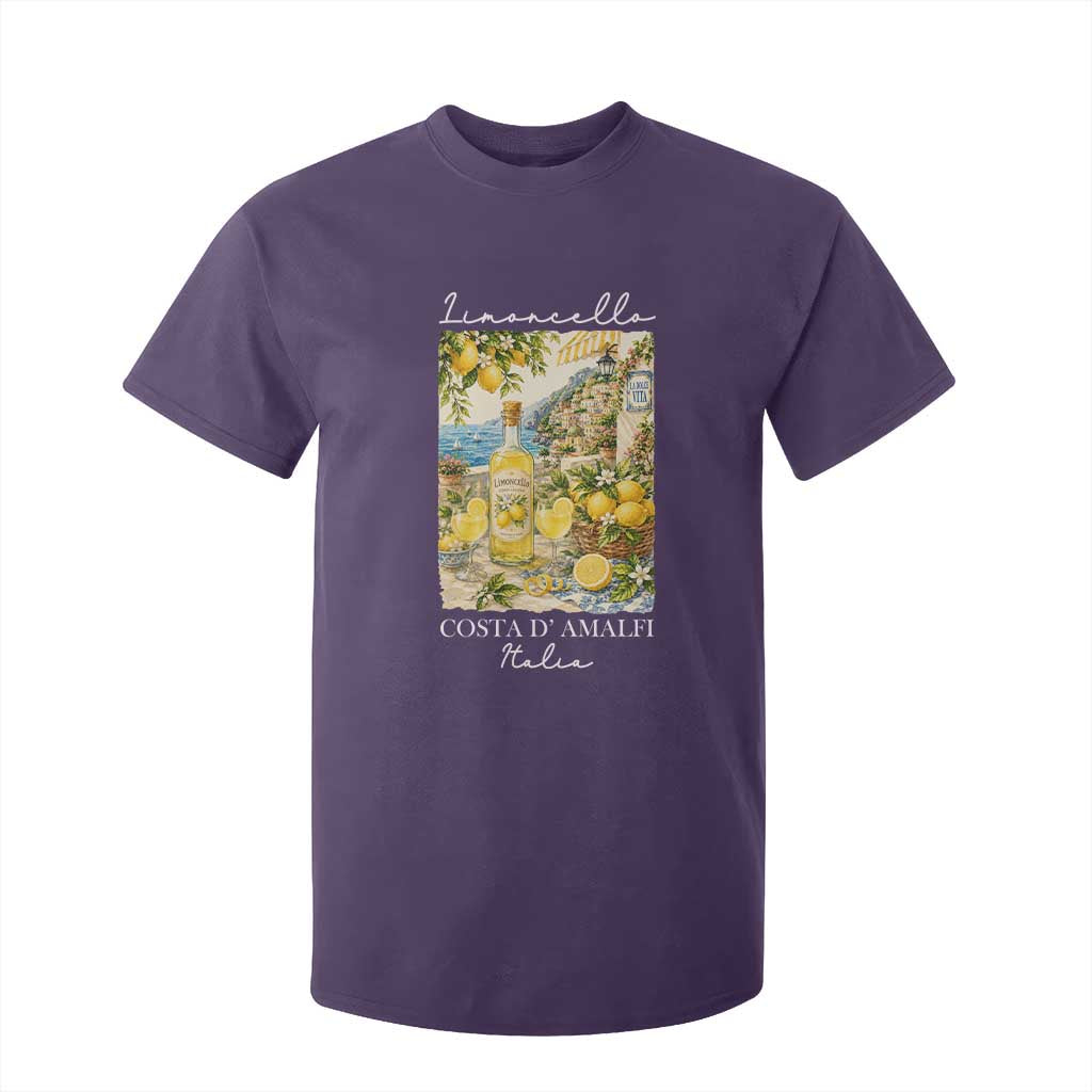 Limoncello Amalfi Coast T Shirt For Kid Lemon Lover Italian Summer Fruit TS10 Purple Print Your Wear