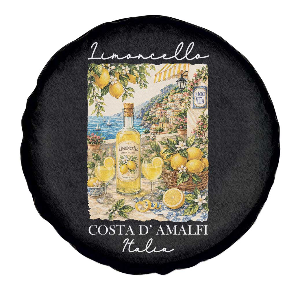 Limoncello Amalfi Coast Spare Tire Cover Lemon Lover Italian Summer Fruit TS10 Print Your Wear