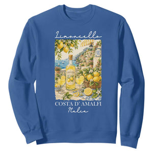 Limoncello Amalfi Coast Sweatshirt Lemon Lover Italian Summer Fruit TS10 Royal Blue Print Your Wear