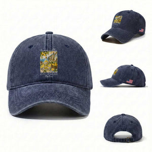 Limoncello Amalfi Coast Washed Cotton Baseball Cap Lemon Lover Italian Summer Fruit