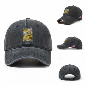 Limoncello Amalfi Coast Washed Cotton Baseball Cap Lemon Lover Italian Summer Fruit