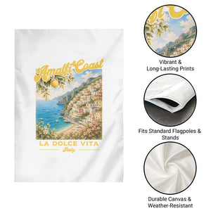 Amalfi Coast La Dolce Vita Italy Garden Flag Vintage Summer Amalfi Coast TS10 Print Your Wear
