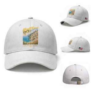 Amalfi Coast La Dolce Vita Italy Baseball Cap Vintage Summer Amalfi Coast