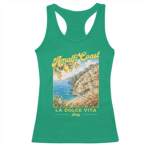 Amalfi Coast La Dolce Vita Italy Racerback Tank Top Vintage Summer Amalfi Coast TS10 Irish Green Print Your Wear