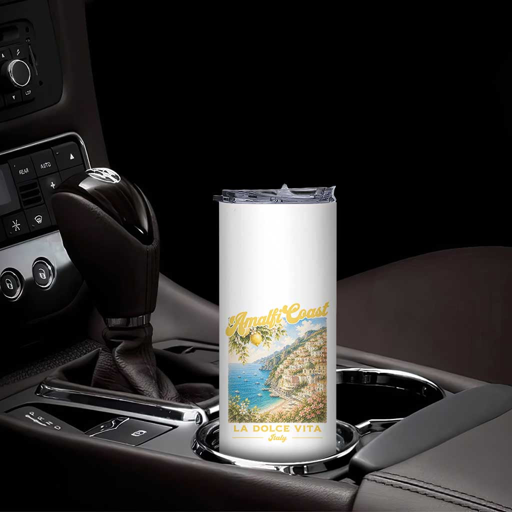 Amalfi Coast La Dolce Vita Italy Skinny Tumbler Vintage Summer Amalfi Coast TS10 Print Your Wear