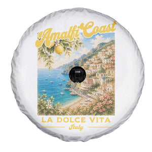 Amalfi Coast La Dolce Vita Italy Spare Tire Cover Vintage Summer Amalfi Coast TS10 Print Your Wear