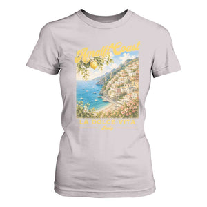 Amalfi Coast La Dolce Vita Italy T Shirt For Women Vintage Summer Amalfi Coast TS10 Ice Gray Print Your Wear