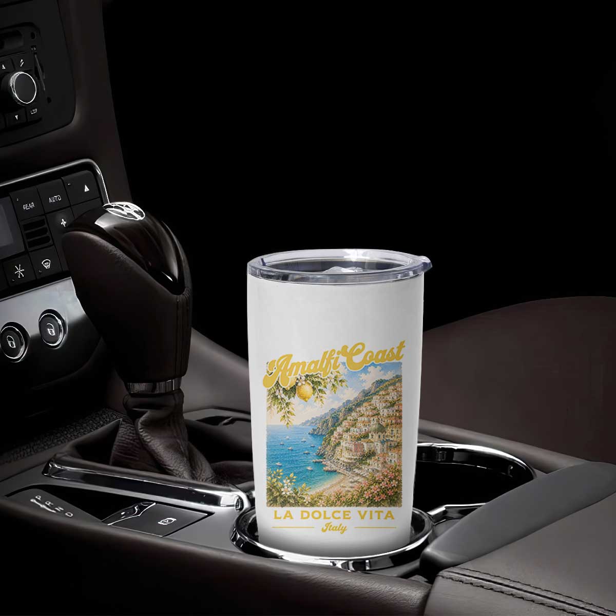 Amalfi Coast La Dolce Vita Italy Tumbler Cup Vintage Summer Amalfi Coast TS10 Print Your Wear