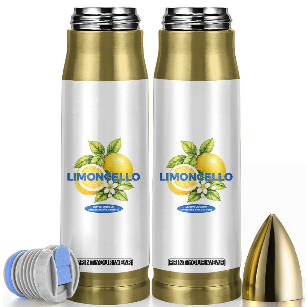 Vintage Limoncello Lemon Liqueur Bullet Tumbler Citrus Fruit Botanical Italian Summer Graphic TS10 White Print Your Wear