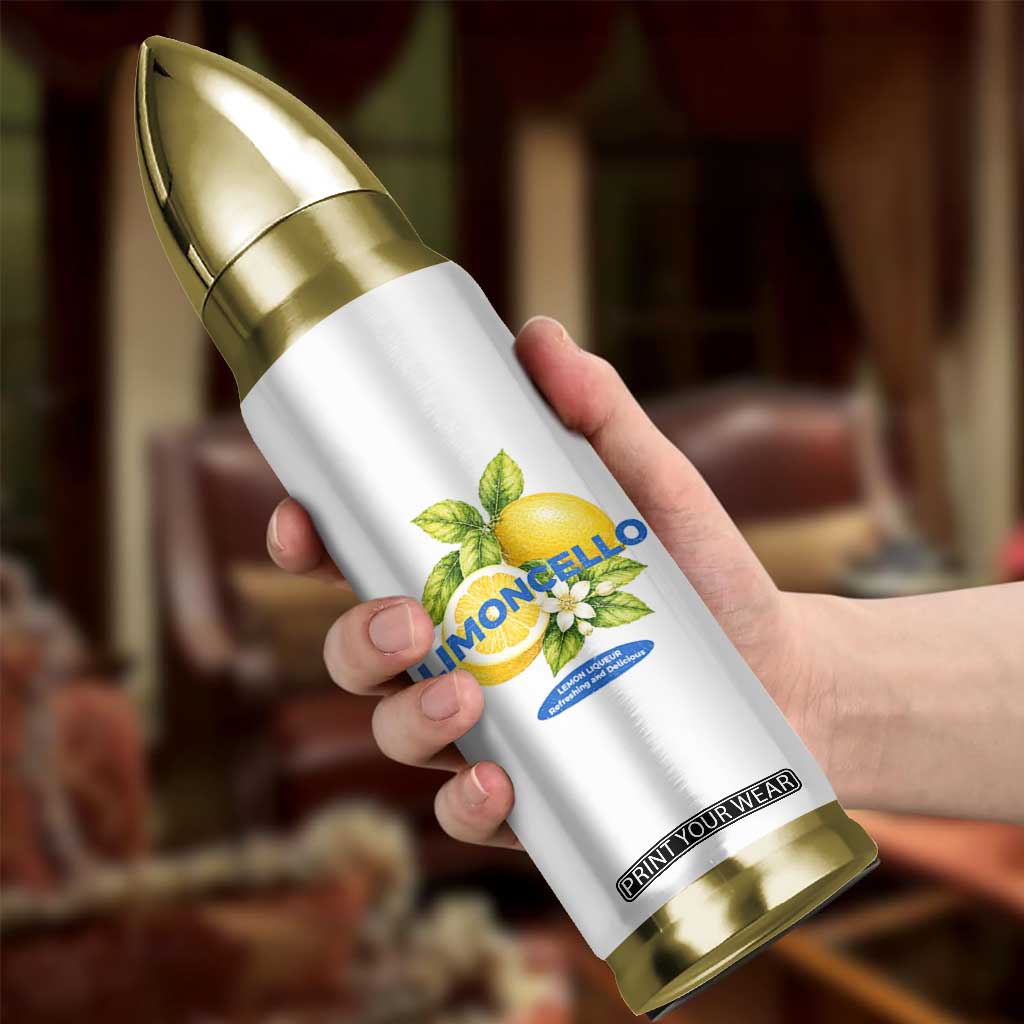 Vintage Limoncello Lemon Liqueur Bullet Tumbler Citrus Fruit Botanical Italian Summer Graphic TS10 Print Your Wear