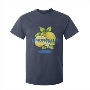 Vintage Limoncello Lemon Liqueur T Shirt For Kid Citrus Fruit Botanical Italian Summer Graphic TS10 Navy Print Your Wear