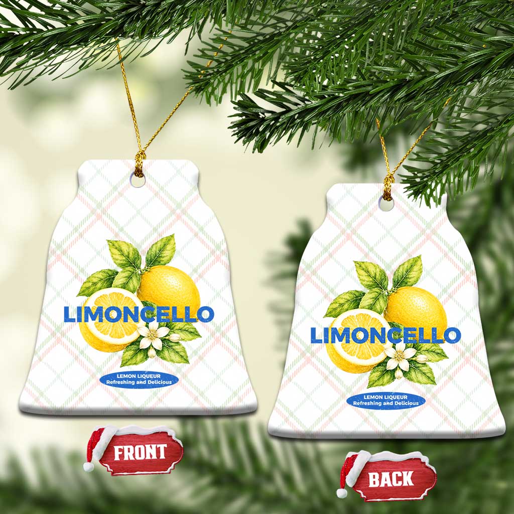 Vintage Limoncello Lemon Liqueur Ceramic Ornament Citrus Fruit Botanical Italian Summer Graphic TS10 Print Your Wear