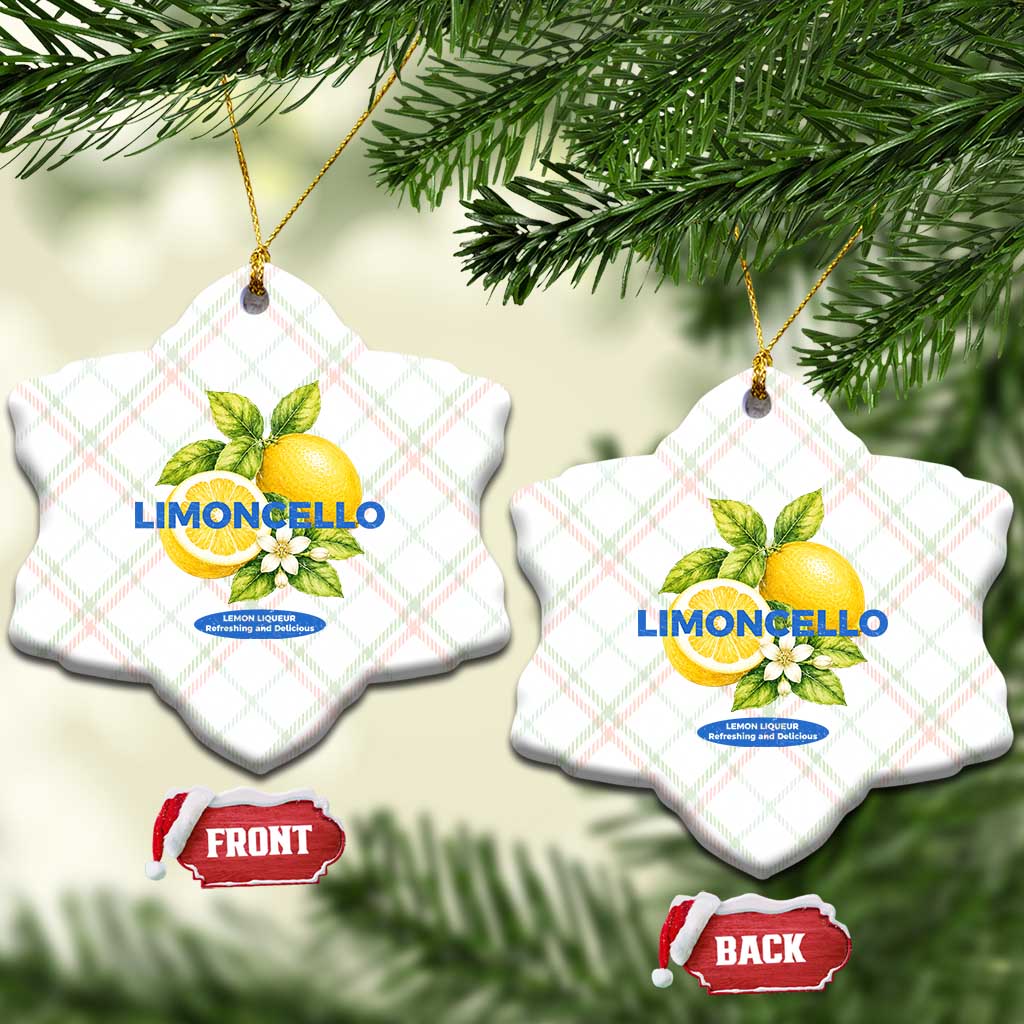Vintage Limoncello Lemon Liqueur Ceramic Ornament Citrus Fruit Botanical Italian Summer Graphic TS10 Print Your Wear