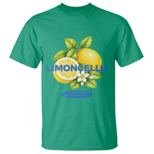 Vintage Limoncello Lemon Liqueur T Shirt Citrus Fruit Botanical Italian Summer Graphic TS10 Irish Green Print Your Wear