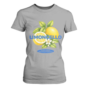 Vintage Limoncello Lemon Liqueur T Shirt For Women Citrus Fruit Botanical Italian Summer Graphic TS10 Sport Gray Print Your Wear