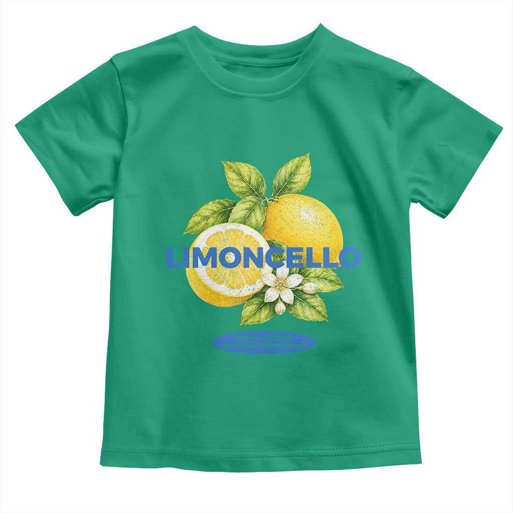 Vintage Limoncello Lemon Liqueur Toddler T Shirt Citrus Fruit Botanical Italian Summer Graphic TS10 Irish Green Print Your Wear