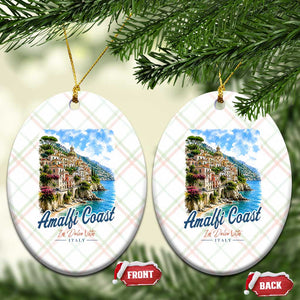 Amalfi Coast Ceramic Ornament La Dolce Vita Italy Coastal Village Vintage Mediterranean Paradise TS10 Print Your Wear