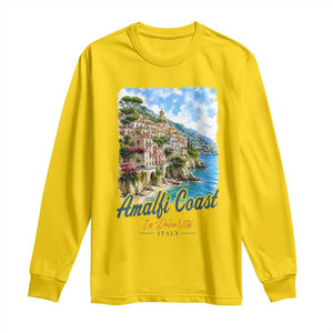 Amalfi Coast Long Sleeve Shirt La Dolce Vita Italy Coastal Village Vintage Mediterranean Paradise TS10 Daisy Print Your Wear