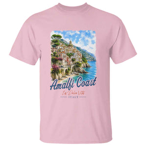 Amalfi Coast T Shirt La Dolce Vita Italy Coastal Village Vintage Mediterranean Paradise