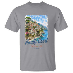 Amalfi Coast T Shirt La Dolce Vita Italy Coastal Village Vintage Mediterranean Paradise