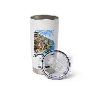 Amalfi Coast Tumbler Cup La Dolce Vita Italy Coastal Village Vintage Mediterranean Paradise TS10 Print Your Wear