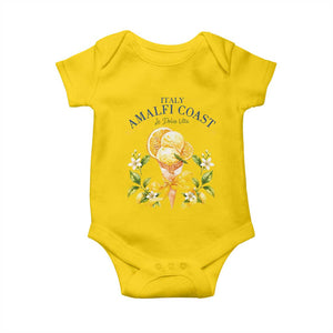 Amalfi Coast Limoncello Gelato Baby Onesie La Dolce Vita Italy Lemon Dessert Summer TS10 Daisy Print Your Wear