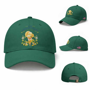 Amalfi Coast Limoncello Gelato Baseball Cap La Dolce Vita Italy Lemon Dessert Summer