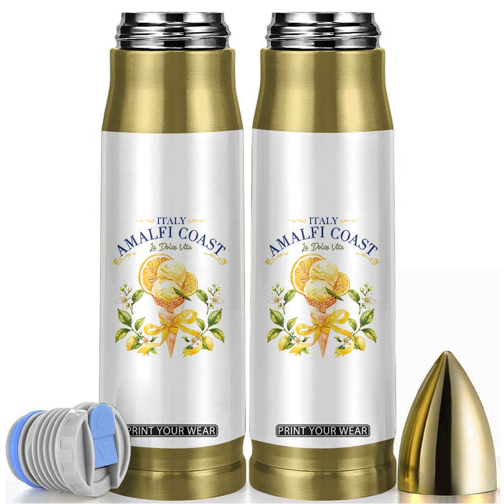 Amalfi Coast Limoncello Gelato Bullet Tumbler La Dolce Vita Italy Lemon Dessert Summer TS10 White Print Your Wear