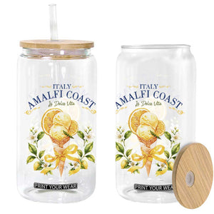 Amalfi Coast Limoncello Gelato Glass Can La Dolce Vita Italy Lemon Dessert Summer TS10 Print Your Wear