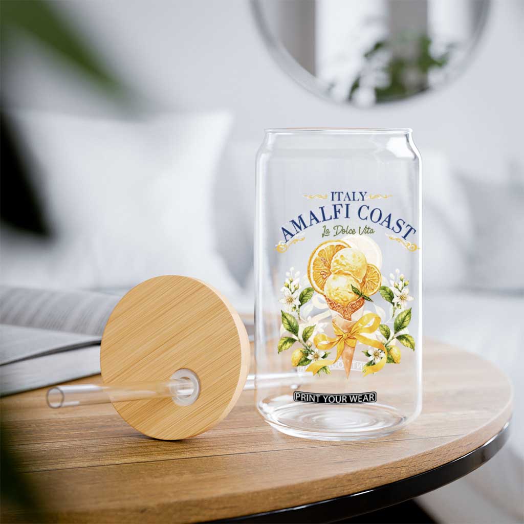 Amalfi Coast Limoncello Gelato Glass Can La Dolce Vita Italy Lemon Dessert Summer TS10 Print Your Wear