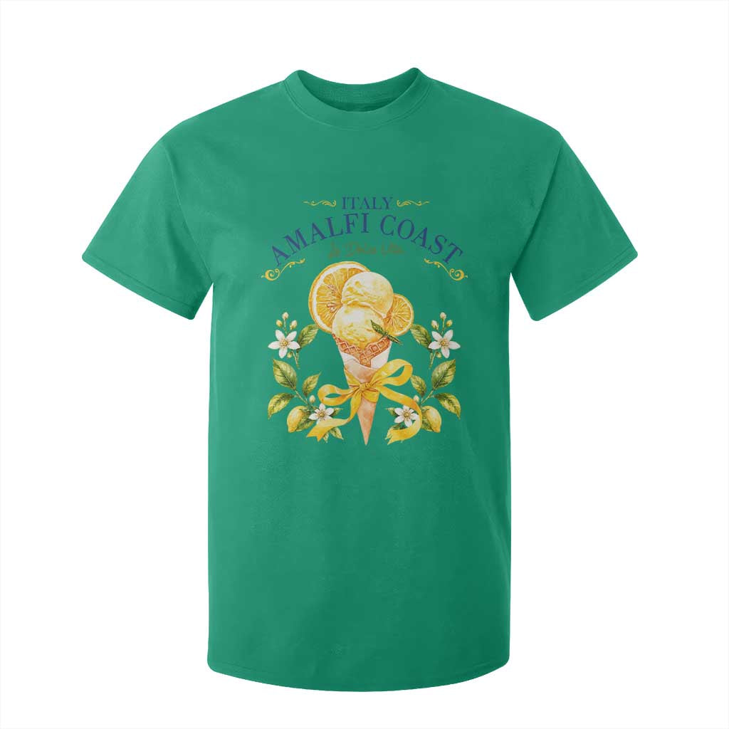 Amalfi Coast Limoncello Gelato T Shirt For Kid La Dolce Vita Italy Lemon Dessert Summer TS10 Irish Green Print Your Wear